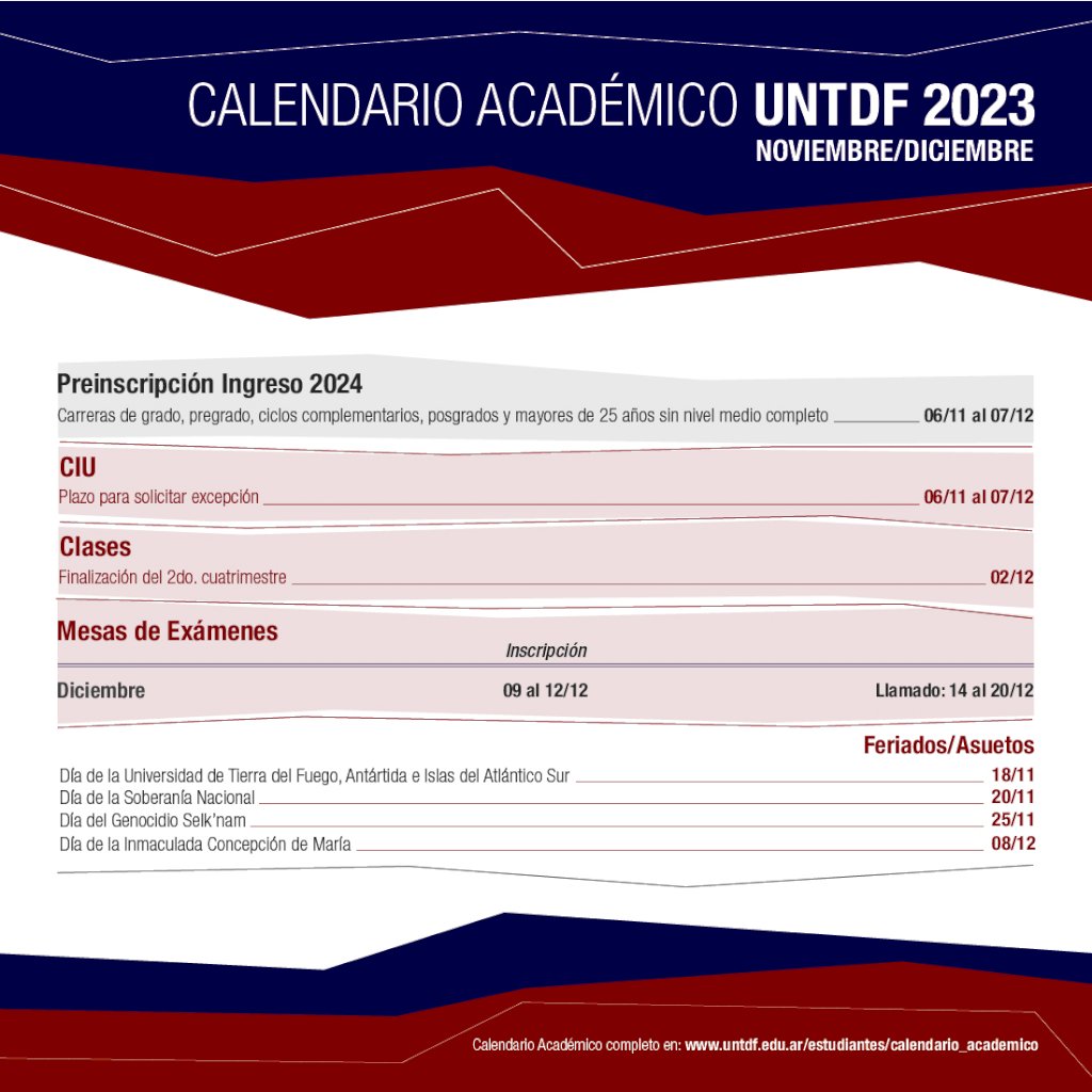 Calendario NOVIEMBRE DICIEMBRE